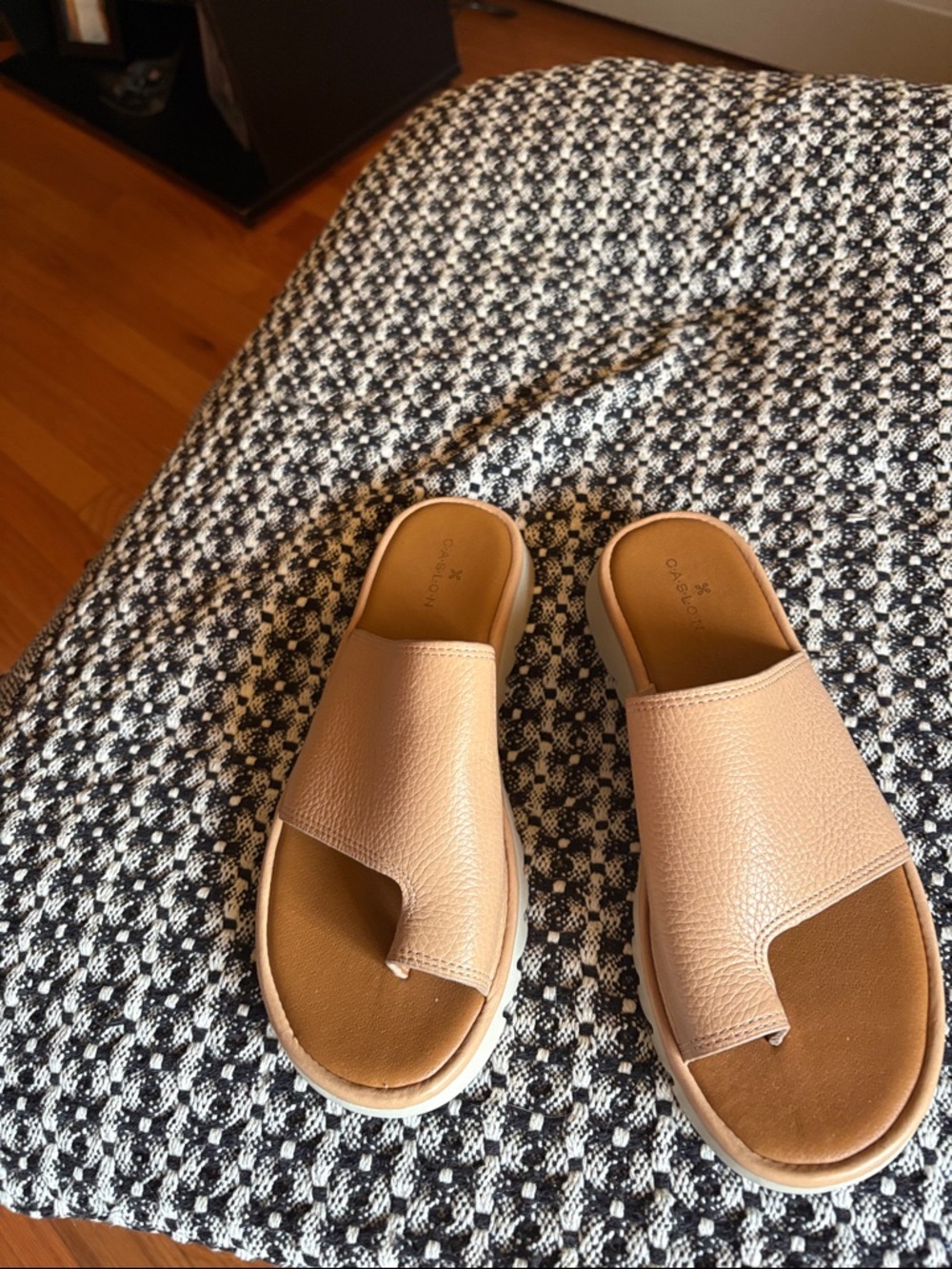 Caslon Blush Pink Slide Sandals